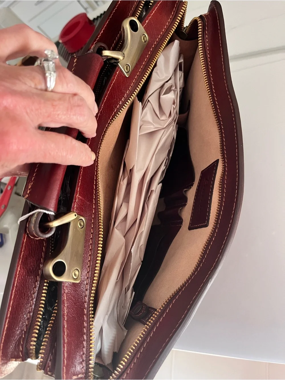 Brand new Buccio Handmade in Italy Men’s Briefcase